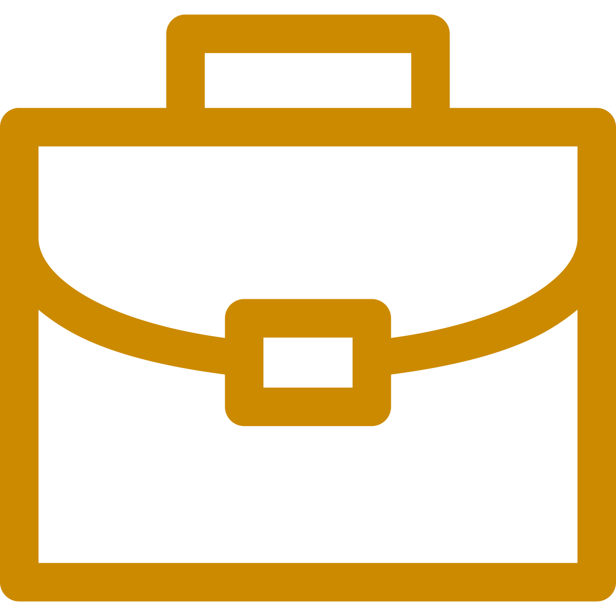 briefcase icon in turmeric color