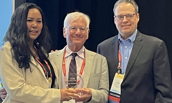Dr Joe Pizzorno receives the AANMC Physician of the Year Award for 2026