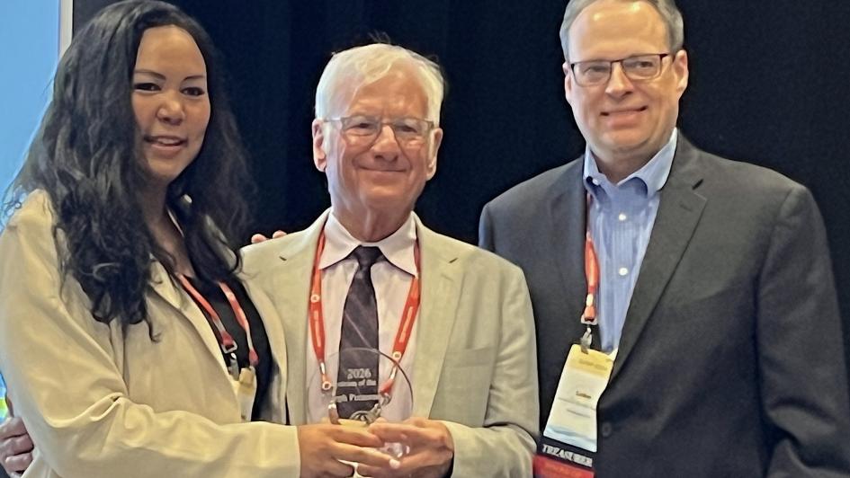 Dr Joe Pizzorno receives the AANMC Physician of the Year Award for 2026